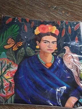 Frida Kahlo Tote Bag Artwork by Sylvia Demers “Frida a Casa Azul Mexican Artist